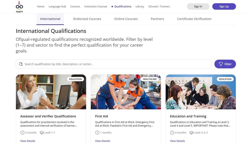 TOOTY Academy - AI Language Learning Platform - AI-powered education product for language hubs, courses, teachers, and schools with assessments, flashcards, rewards, student dashboards, and multilingual learning flows.